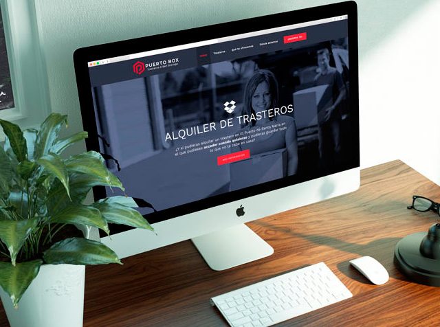 Trasteros Puerto Box Diseño Web y Logotipo Al Sur Estudio Cádiz