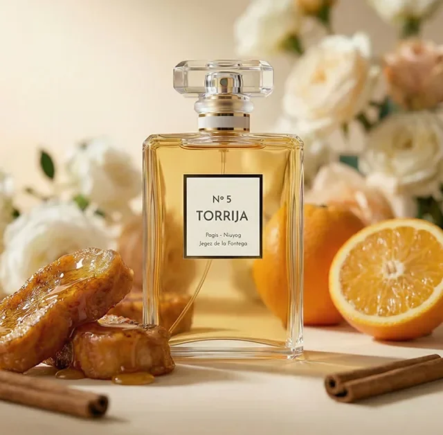 Torrija Nº5 Perfume con acento del sur - Poster link redes sociales