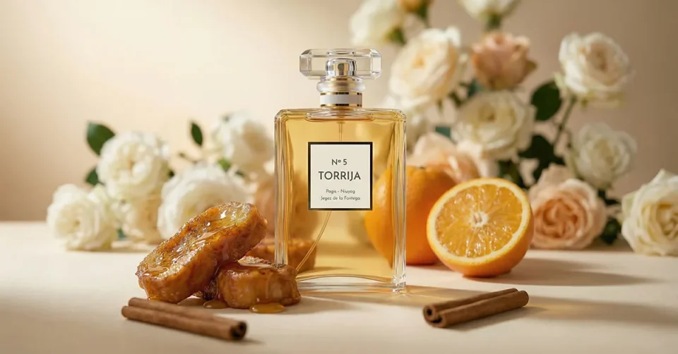 Torrija Nº5 Perfume con acento del sur - Poster link redes sociales
